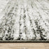 2' X 8' Gold And Slate Abstract Runner Rug